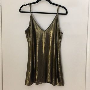 Metallic Tunic Tank